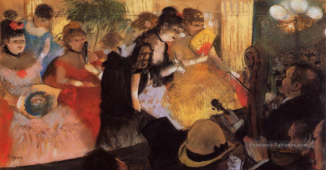 le café concert 1877 Edgar Degas Peintures à l'huile